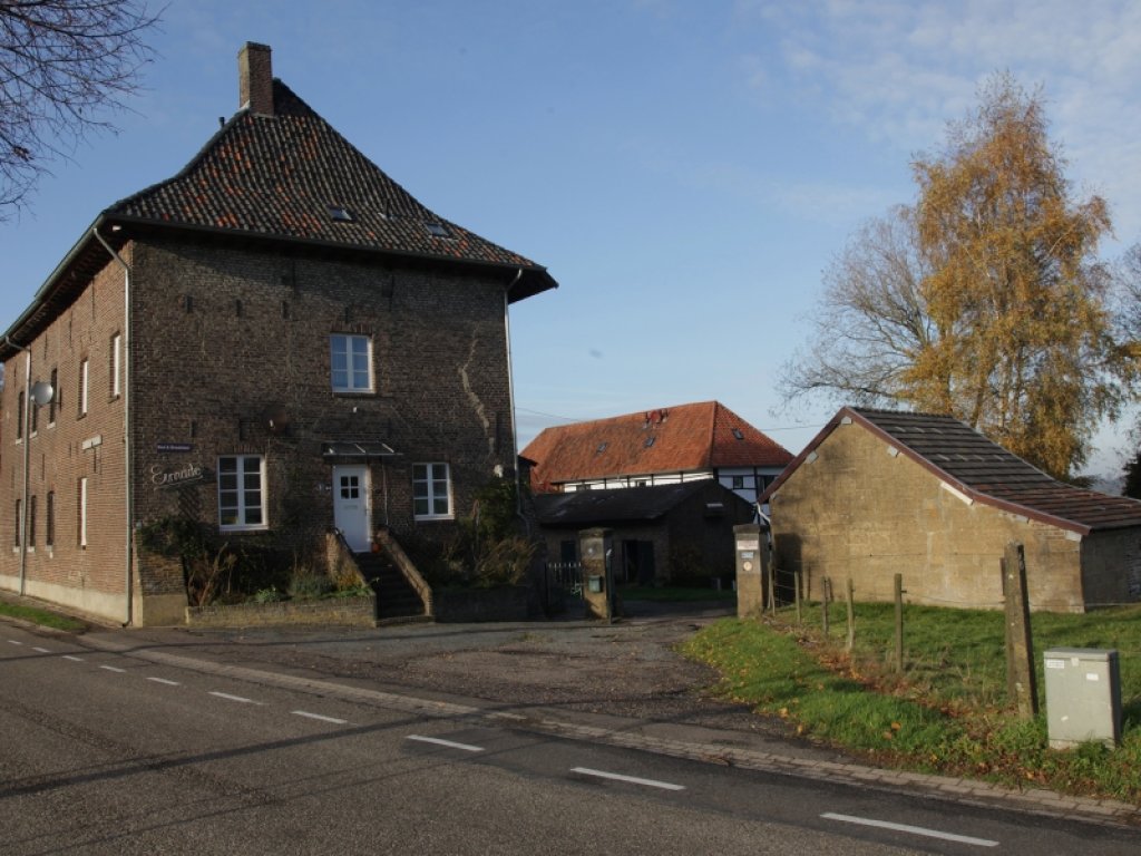 Vooraanzicht van Hoeve Einrade in Holset.